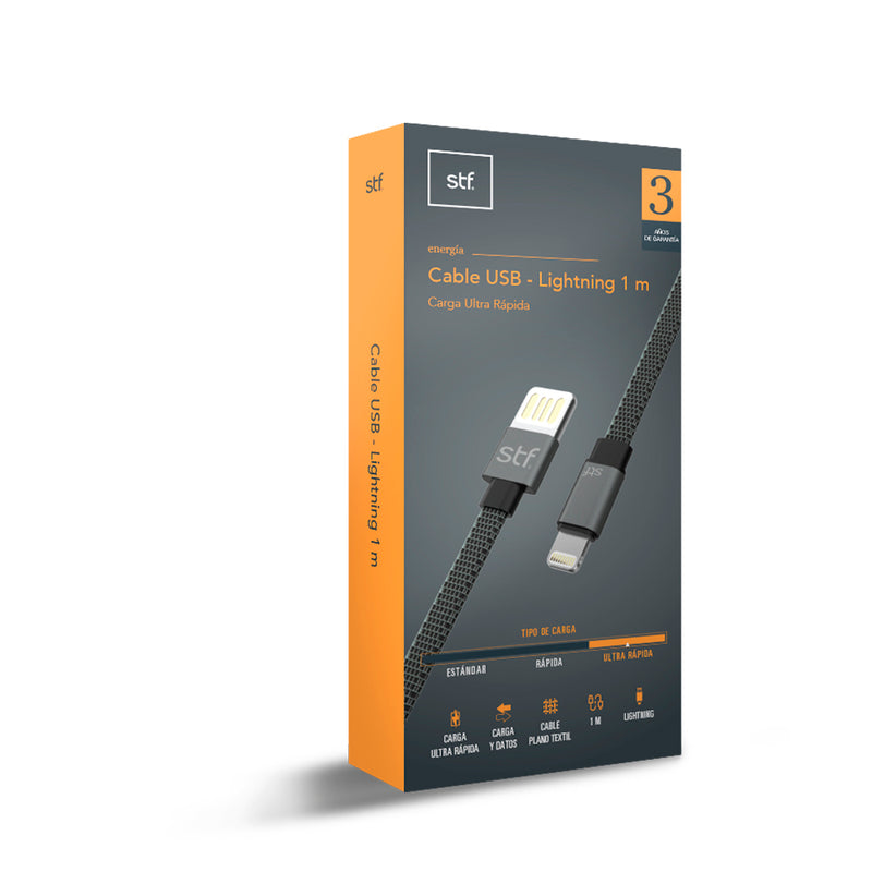Cable para celular |STF Lightning |Carga ultra rapida 1 metro