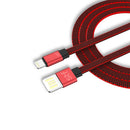 Cable USB a Lightning 1 Metro Carga Ultra Rápida Textil Reforzado