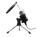 Micrófono |STF Instant star |Omnidireccional con tripie audio Hi-Fi