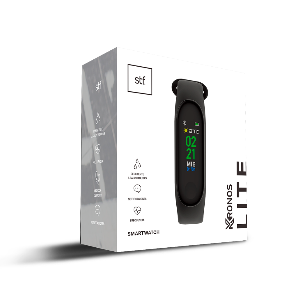 Watch Stf Kronos Lite Smartwatch Reloj Kronos Lite STF Pantalla –  Stuffactory