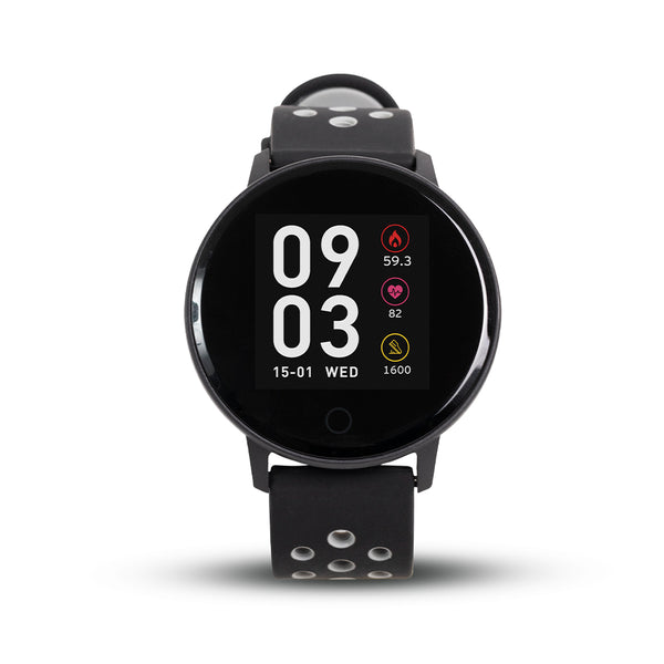 Smartwatch reloj inteligente | STF Kronos sport | Resistencia al agua IP68 negro