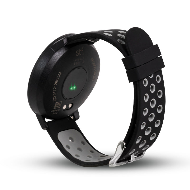 Smartwatch reloj inteligente | STF Kronos sport | Resistencia al agua IP68 negro