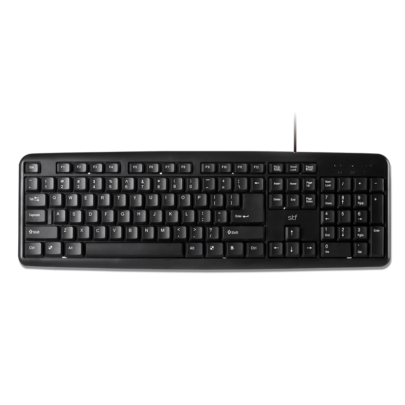 Kit Teclado, mouse y audífonos alámbrico |STF Combo 3 en 1 |para computadora