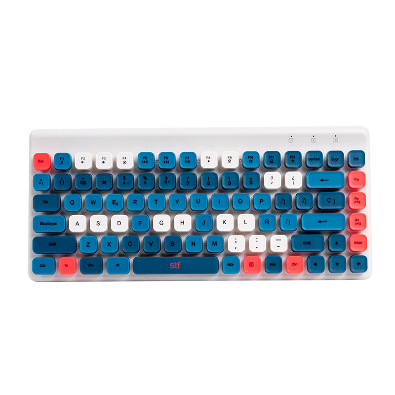 Kit Teclado + Mouse inalámbrico  | STF VIVA! | para computadora Azul