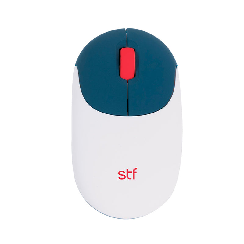Kit Teclado + Mouse inalámbrico  | STF VIVA! | para computadora Azul