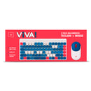 Kit Teclado + Mouse inalámbrico  | STF VIVA! | para computadora Azul