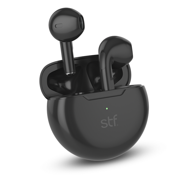 Audífonos Inalámbricos True Wireless | STF Forte | 3 hrs de uso, Negro