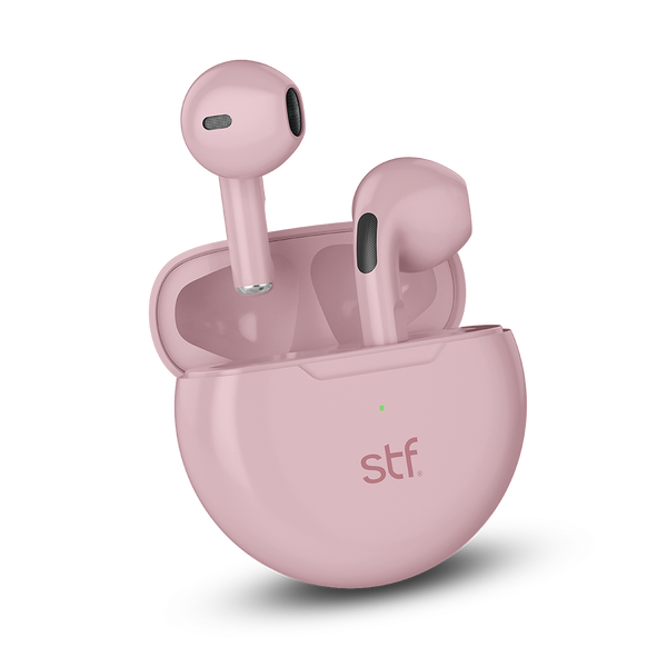 Aud fonos Inal mbricos True Wireless STF Forte 3 hrs de uso Rosa