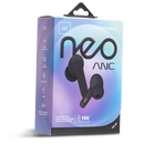 Audífonos Inalámbricos TWS STF Neo: ANC, 3 hrs de uso, Negro