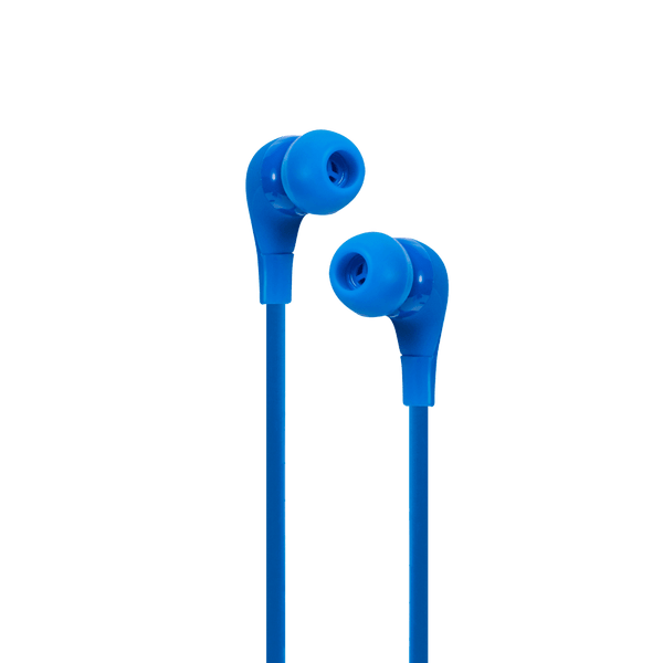 Audífono Alámbrico In-ear | STF Resonanz | Con micrófono, Azul