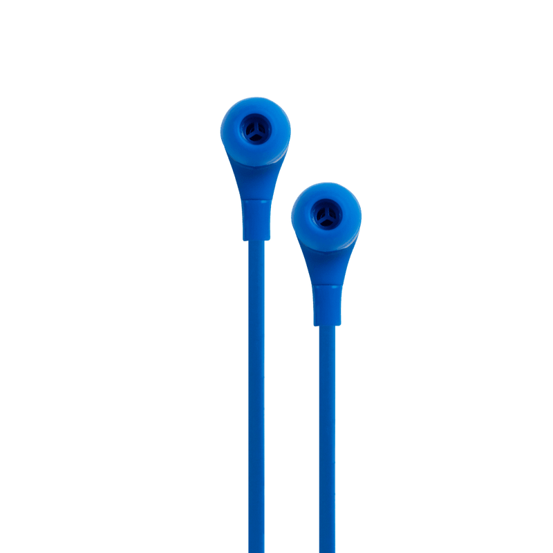 Audífono Alámbrico In-ear | STF Resonanz | Con micrófono, Azul