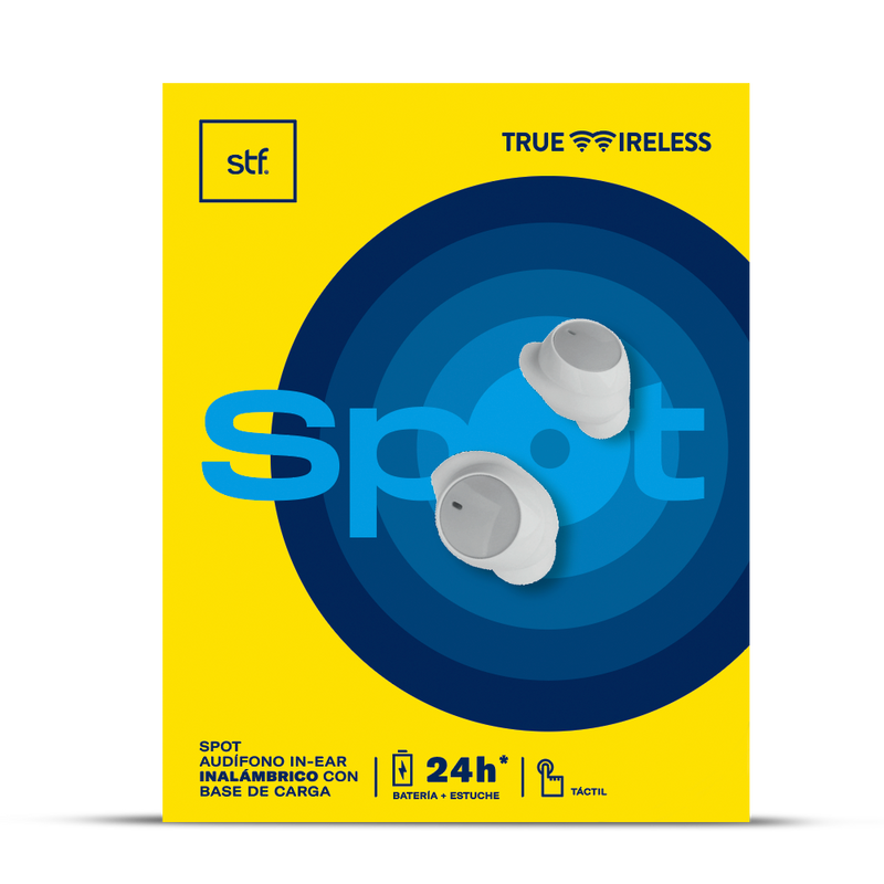 Audífonos Inalámbricos True Wireless | STF Spot | 4hrs de uso, Micrófono