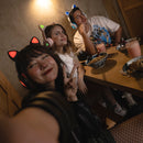 Audífonos Inalámbricos On ear STF Katu: 5hrs uso función dual, Negro