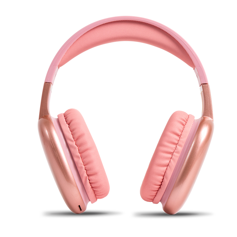 Audífonos inalámbricos On ear | STF Aurum | 10 hrs uso función dual rosa