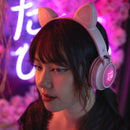 Audífonos Inalámbricos On ear STF Katu: 5hrs uso función dual, Rosa