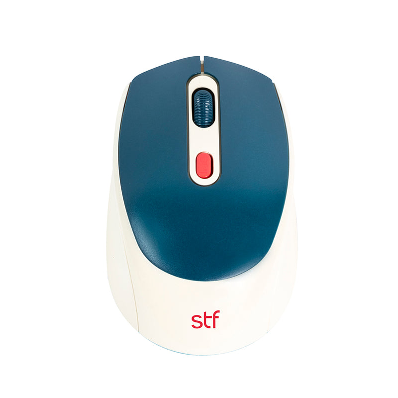 Mouse inalámbrico óptico | STF VIVA! | para computadora Azul