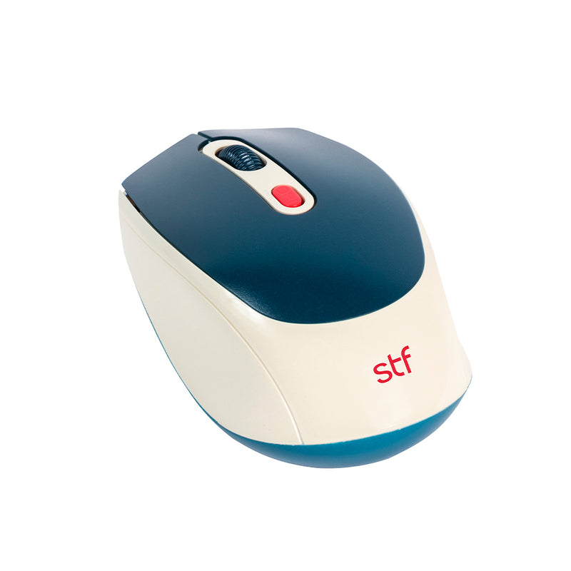 Mouse inalámbrico óptico | STF VIVA! | para computadora Azul