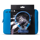 Kit Audífonos y funda  |STF Erick escalante 2 en 1 | 14 pulgadas para computadora azul