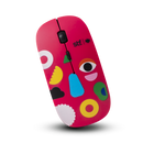 Kit Audífonos, mouse y mousepad  | STF Alex Siordia 3 en 1 | para computadora rojo