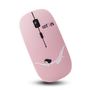 Kit Audífonos, mouse y mousepad  | STF Mariana Motoko 3 en 1  | para computadora rosa