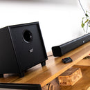 Barra de sonido bocina STF Alud Pro: 2.1 subwoofer, alámbrico, 35W, audio óptico