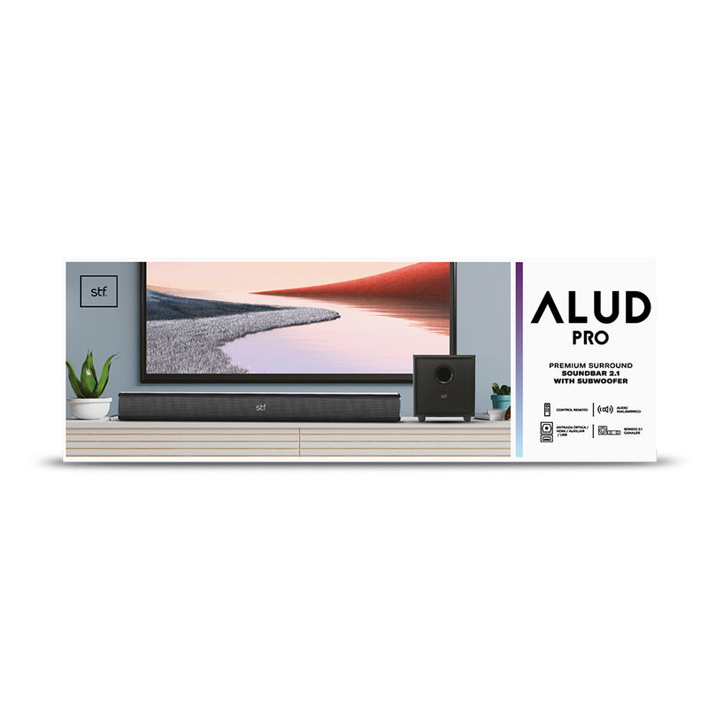 Barra de sonido bocina | STF Alud Pro | 2.1 subwoofer alámbrico 35W audio óptico