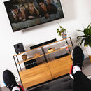 Barra de sonido bocina STF Alud Pro: 2.1 subwoofer, alámbrico, 35W, audio óptico