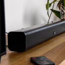 Barra de sonido bocina STF Alud Pro: 2.1 subwoofer, alámbrico, 35W, audio óptico