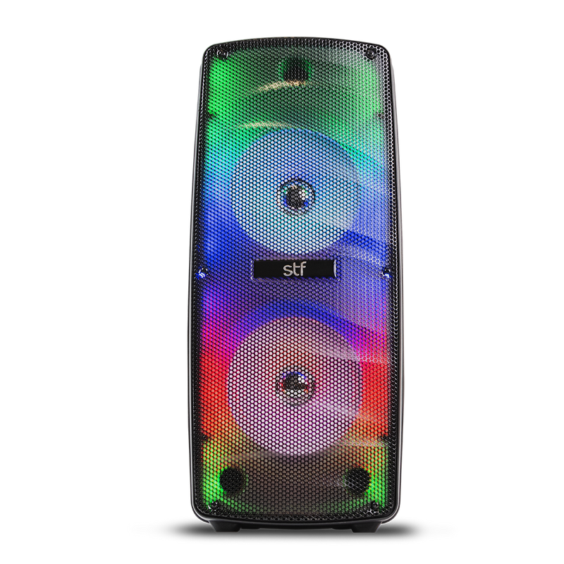 Bocina inalámbrica |STF Kraken |8 pulgadas portatil con luz led
