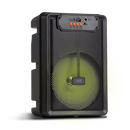 Bocina inalámbrica portátil STF Nitro: 6.5" pulgadas, portátil con luz led