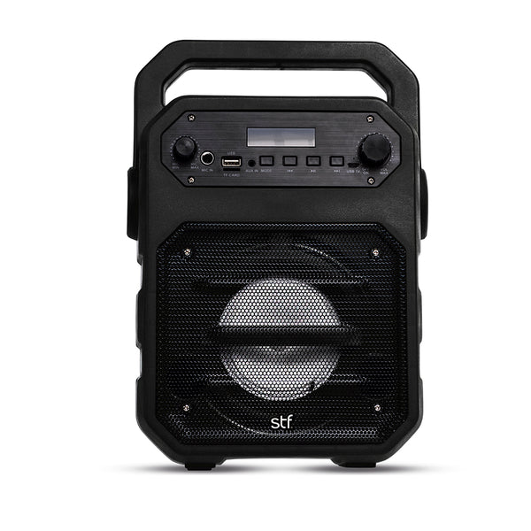 Bocina inalámbrica portátil | STF Joy 4 | 4" pulgadas 3hrs uso 9W función TWS negro