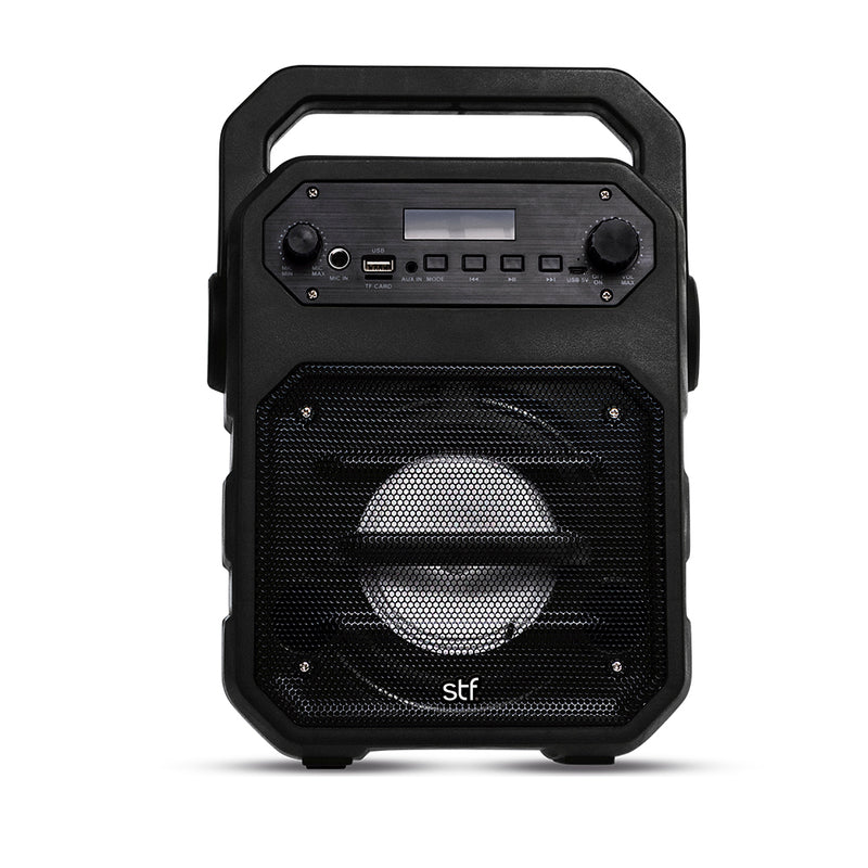 Bocina inalámbrica portátil | STF Joy 4 | 4" pulgadas 3hrs uso 9W función TWS negro