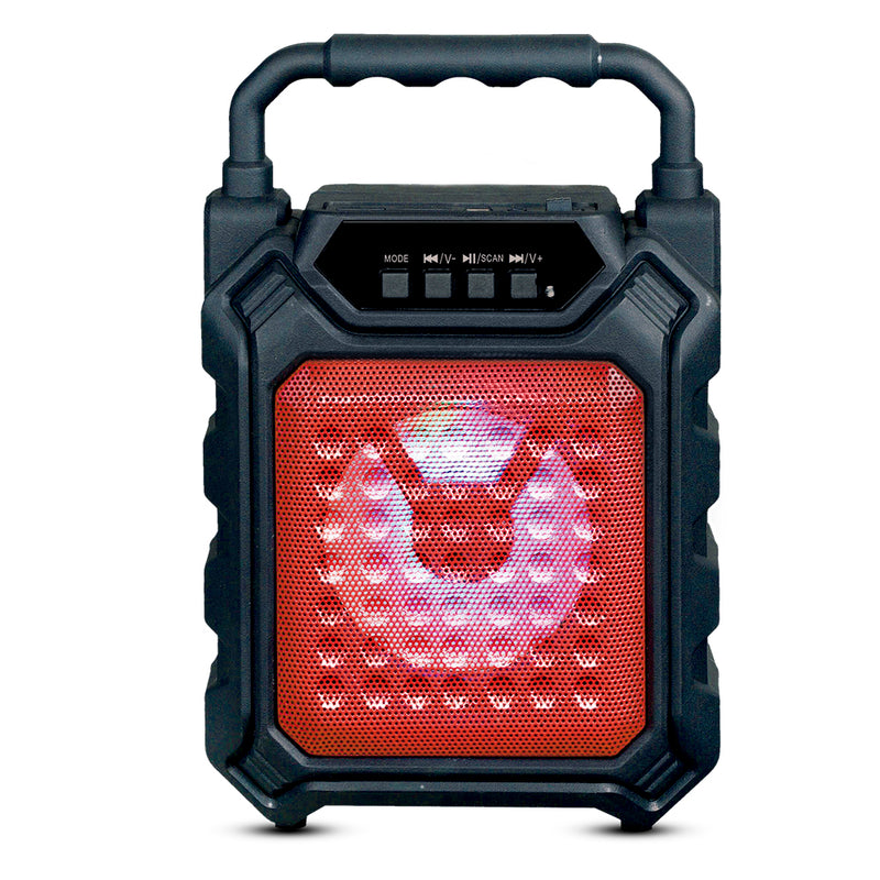 Bocina inalámbrica |STF Connect |4 pulgadas portatil con luz led