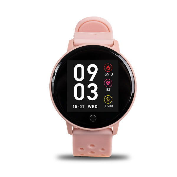 Smartwatch reloj inteligente | STF Kronos Sport  | Resistencia al agua IP68 rosa