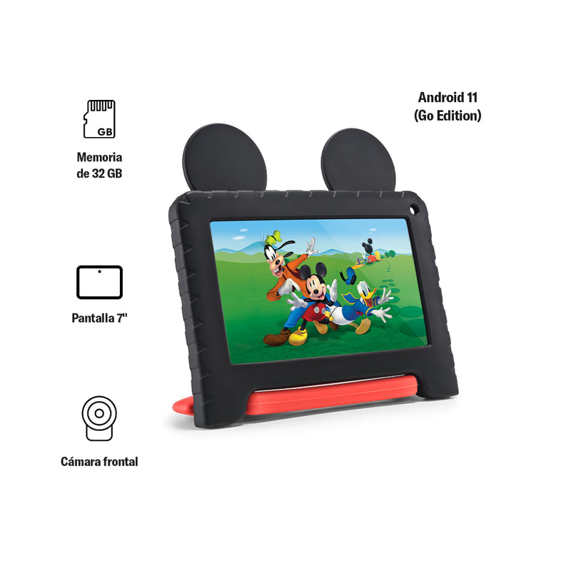 Tablet para niños 7" pulgadas | Multiláser Mickey Disney | 32gb Quad Core 2gb RAM