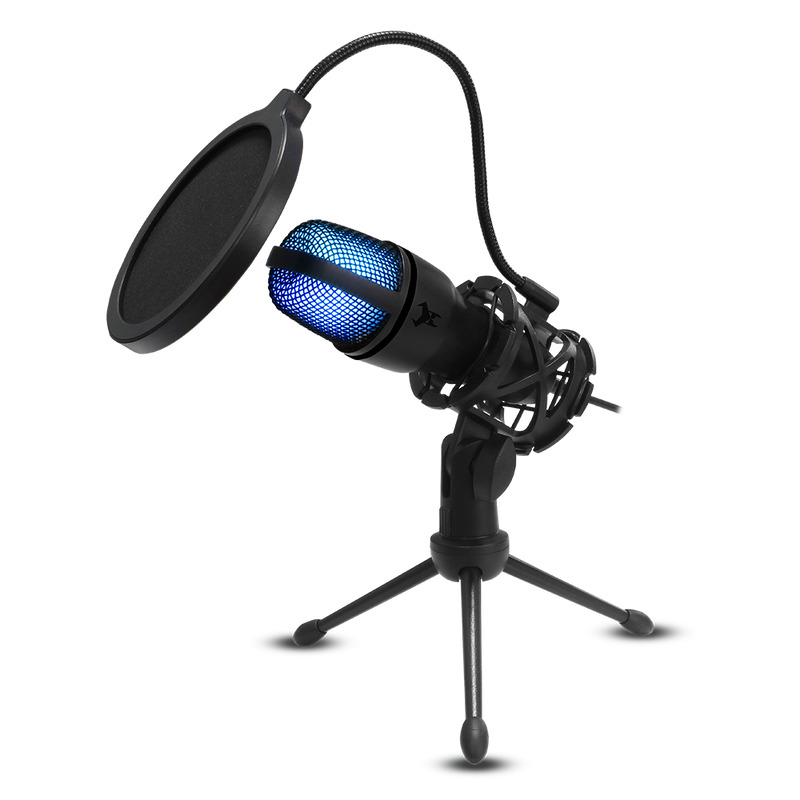 Micrófono gamer |STF Beast Abysmal anthem |Unidireccional con luz