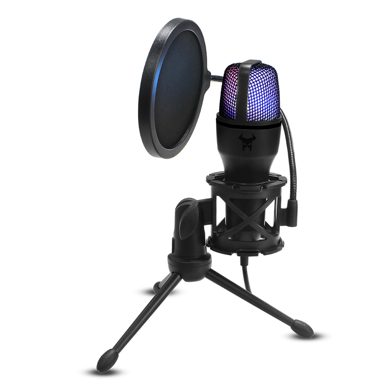 Micrófono gamer |STF Beast Abysmal anthem |Unidireccional con luz