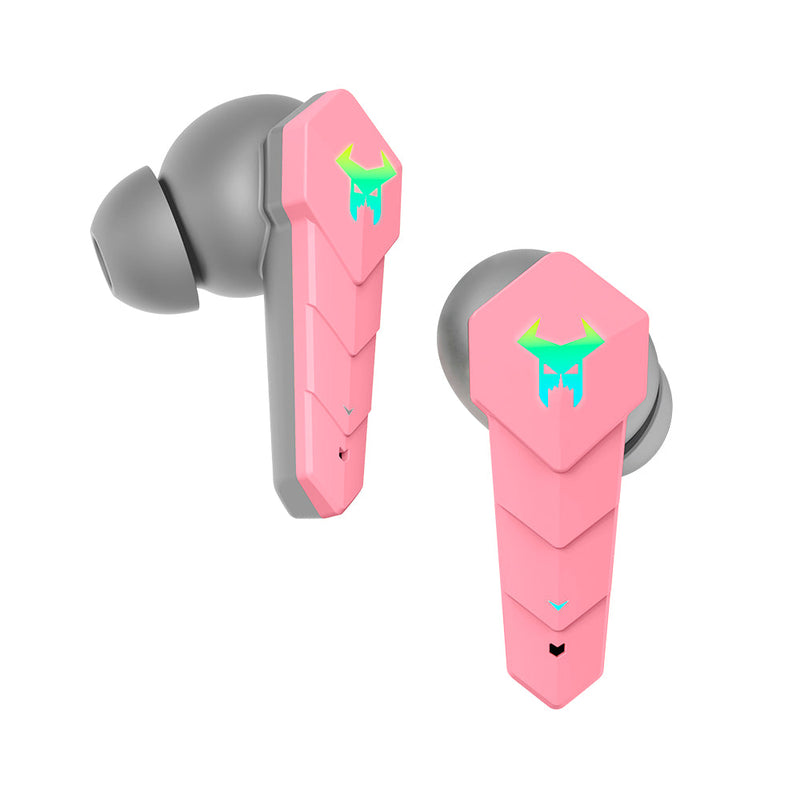 Audífonos Inalámbricos True Wireless | STF Muspell  | Gaming, RGB Rosa