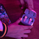 Audífonos Inalámbricos TWS STF Muspell: 8 hrs continuas, Gaming, luz RGB, Rosa