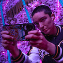 Audífonos Inalámbricos TWS STF Muspell: 8 hrs continuas, Gaming, luz RGB, Rosa