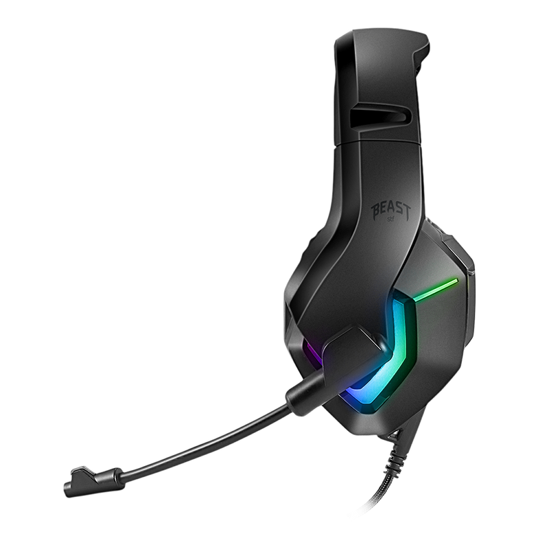 Audífonos Gamer On-ear | STF Beast Muspell Tournament | Hi-Fi gaming para computadora negro