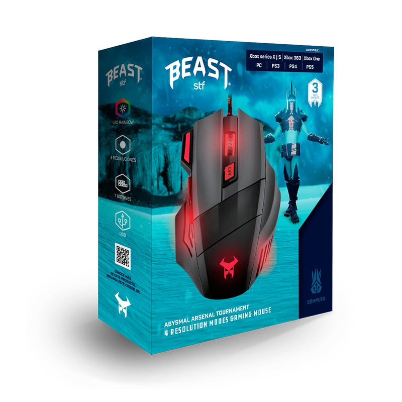 Mouse gamer |STF Beast Abysmal Arsenal tournament |Óptico gaming para computadora