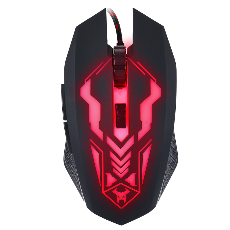 Kit teclado y mouse gamer |STF Beast abysmal |luz led gaming para computadora