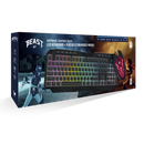 Kit teclado y mouse gamer |STF Beast abysmal |luz led gaming para computadora