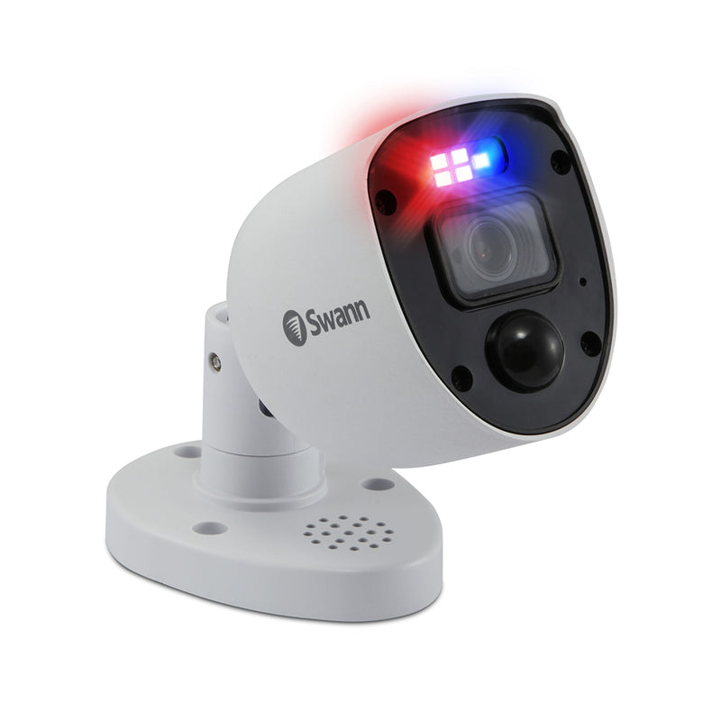 Sistema de seguridad 4 cámaras DVR | Swann SWDVK-85680W4RL-US | 4K Ultra HD Luces intermitentes Visión nocturna