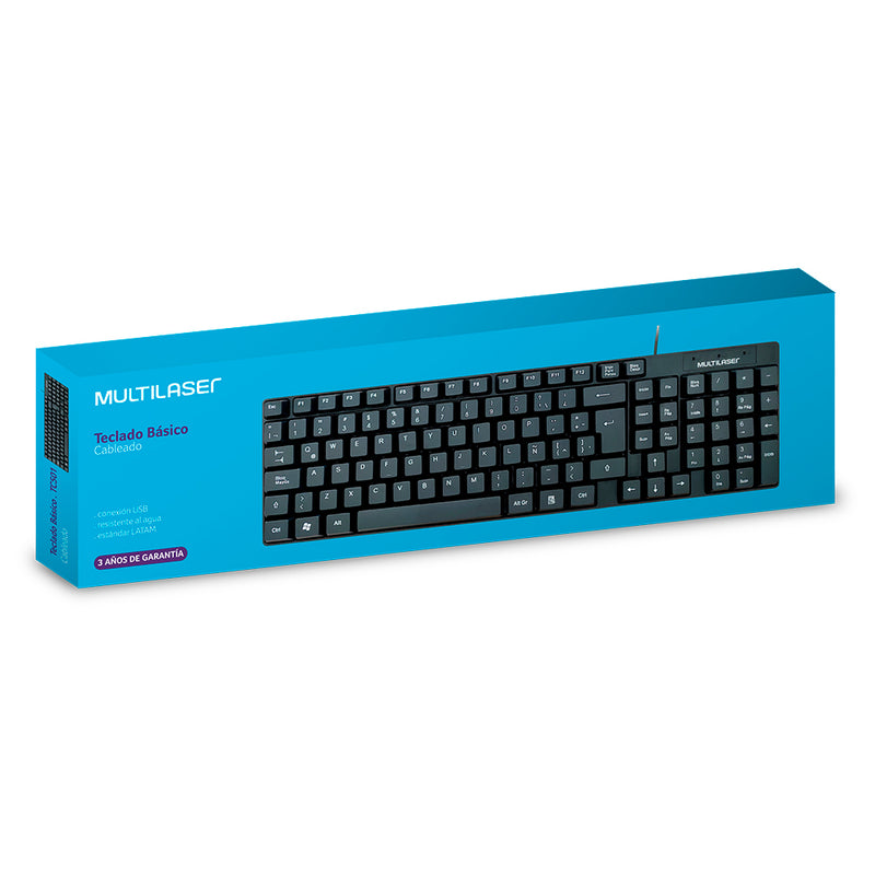 Teclado básico  | Multilaser Slim | USB