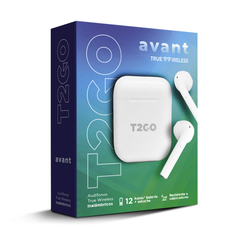 Audífonos Inalámbricos TWS | T2GO Avant | 3hrs uso, Rosa