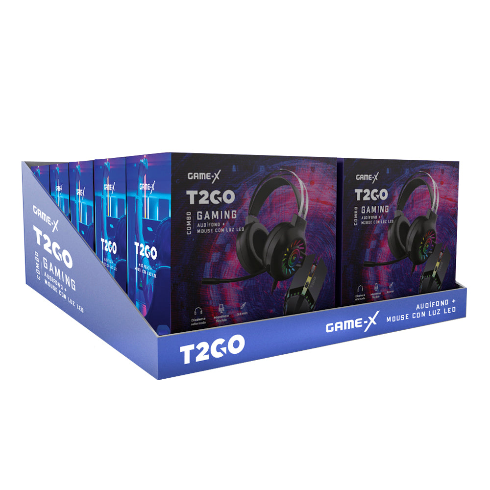 Kit Audífonos y mouse |T2GO GameX |2 en 1 – Stuffactory