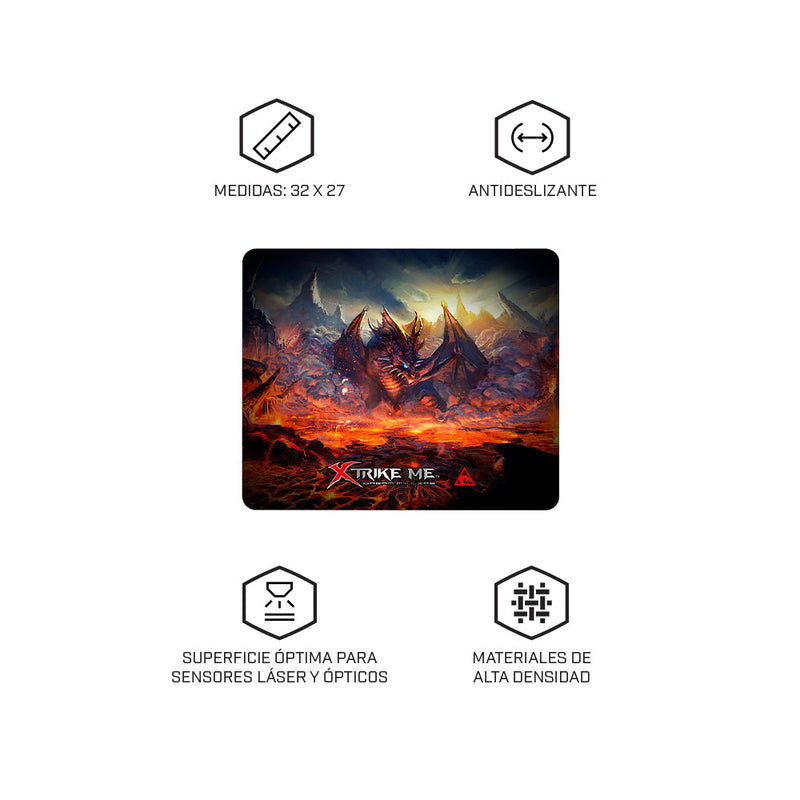 Mousepad gamer |XTRIKE ME MP-002 |alta densidad gaming para computadora
